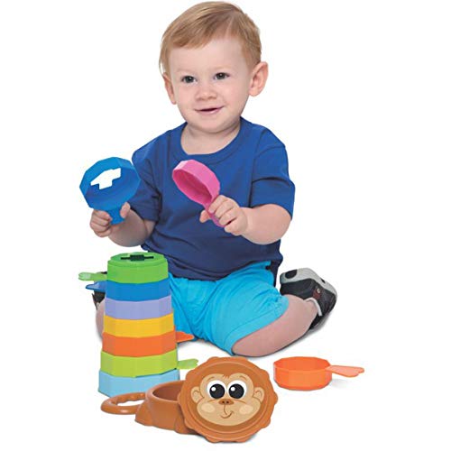 Brinquedo Educativo Baby Macaco Merco Toys, Multicor