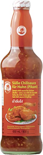 (-50%) COCK Süße Chilisauce für Huhn, mittlere Schärfe, authentisch thailändisch Kochen, vegan, halal und glutenfrei - 1 x 650 ml