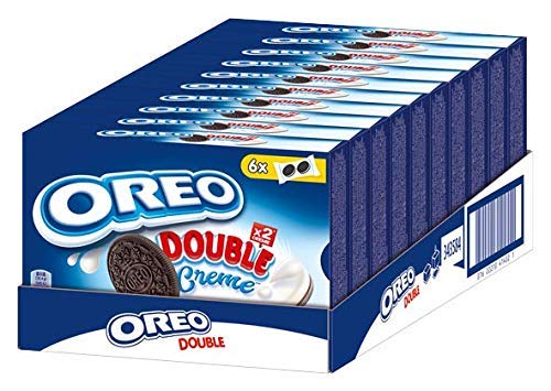 🔥 SELTEN SO GÜNSTIG (-43%) OREO Double Creme Kakao Doppelkeks, Vanillecremefüllung, 170 g (10er-Pack)