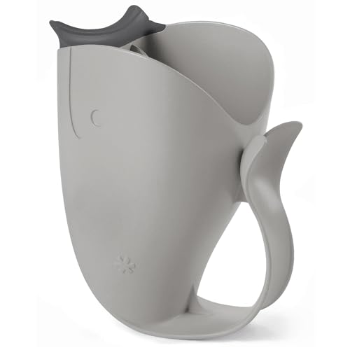 Skip Hop Baby Bath Rinse Cup MOBY Tear-free Waterfall Rinser Grey Age 0+