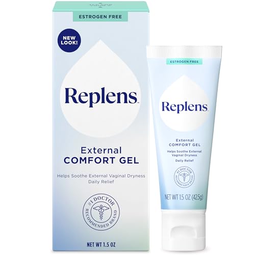 Replens Moisturizer External Comfort Gel for Vaginal Dryness, 1.5 oz