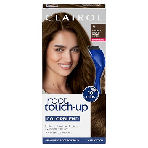 Root Touch Up By Nicen Easy Permanent Hair Dye 5 Medium Brown Hair