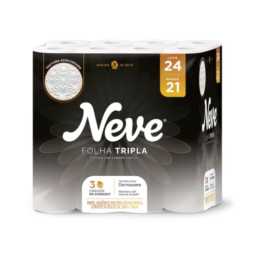 Papel higiênico Neve Supreme Folha tripla