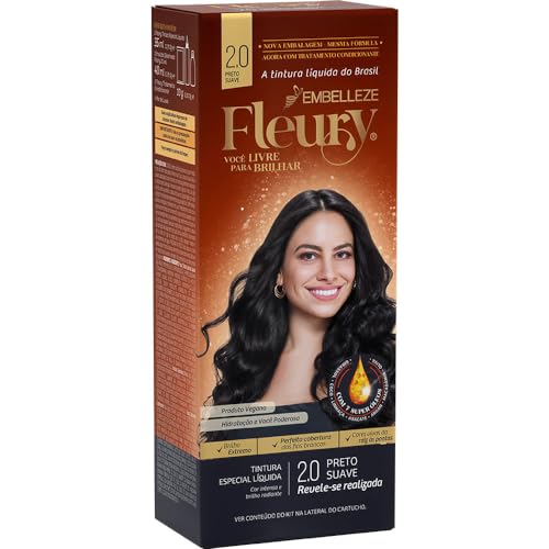 Tinta Cabelo Fleury Preto Suave