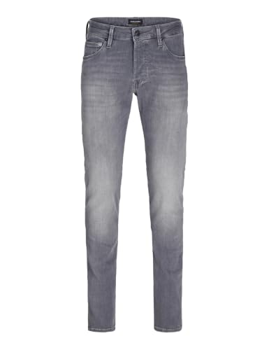 (-35%) JACK & JONES Herren Jjiglenn Jjicon Jj 257 50sps Noos Slim Jeans, Grey Denim, 32W / 34L