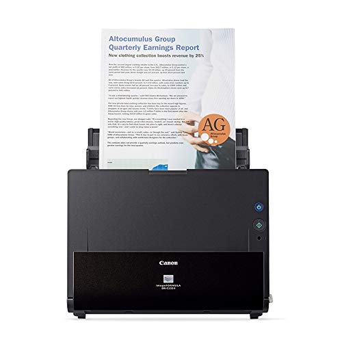 Canon ImageFORMULA DR-C225 II Office Document Scanner, Black - 3258C002ENERGY STARPortable Document Scanner, AOZBZ 900