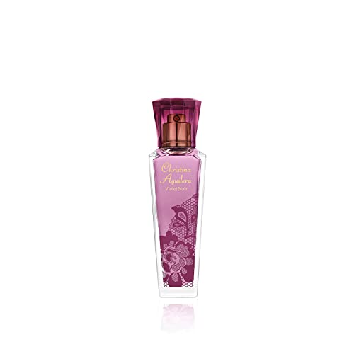 (-18%) Christina Aguilera - Violet Noir Eau de Parfum, Duft mit blumigen und fruchtigen Noten, Parfüm für Damen - 15 ml