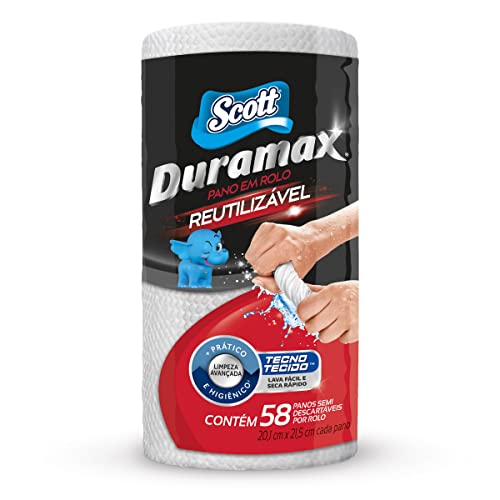 Pano Reutilizável Scott Duramax em Rolo 🧼