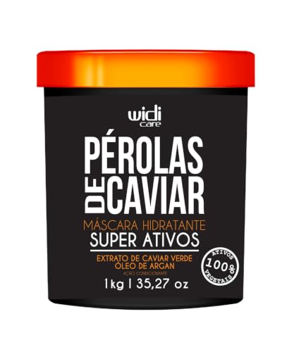 Widi Care Máscara Hidratante Pérolas De Caviar 1 Kg Preto Grande