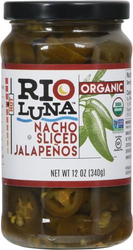 RIO LUNA Organic Nacho Sliced Jalapenos, 12 OZ