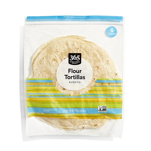 365 Everyday Value Flour Tortillas Burrito Size, 16 Oz (Frozen)
