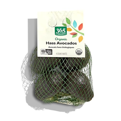 365 Everyday Value, Organic Hass Avocados, 4 Count