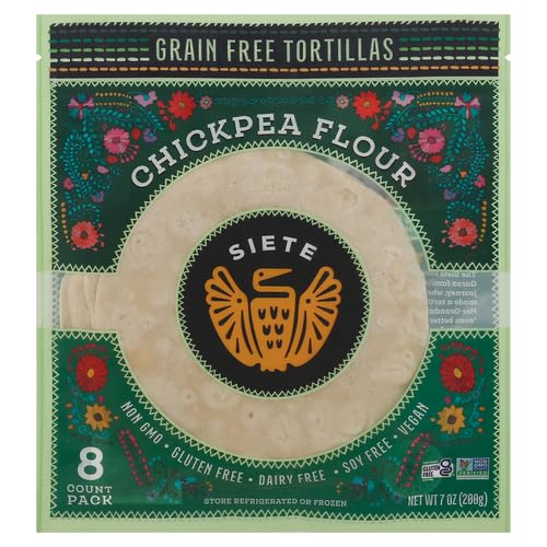 Siete Chickpea Flour Tortillas, 7 Oz