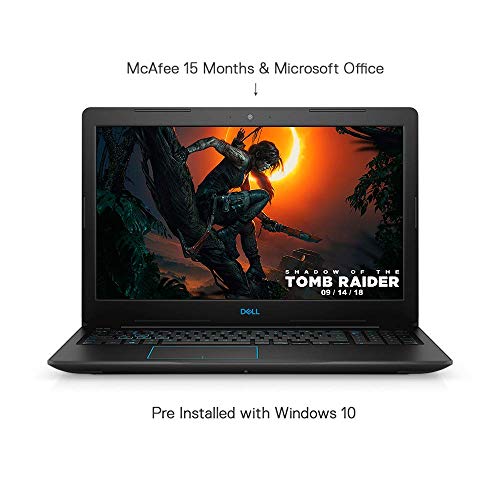 Dell G3 3579 15.6-inch FHD Laptop (Core i7 8th gen/16GB/1TB+256GB SSD/Windows 10 + MS Office/4GB Graphics/Black)
