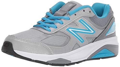 New Balance Women's Made in US 1540 V3 Running Shoe, Silver/Polaris, 9 M US