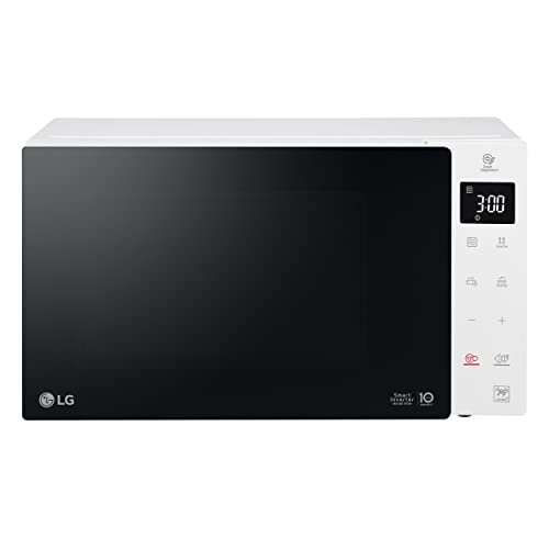 (-37%) LG MS23NECBW Solo-Mikrowelle (23 L, 1000 W) mit 28 Automatikprogrammen (LED-Display, Smart Inverter Technologie, pflegeleicht), Weiß