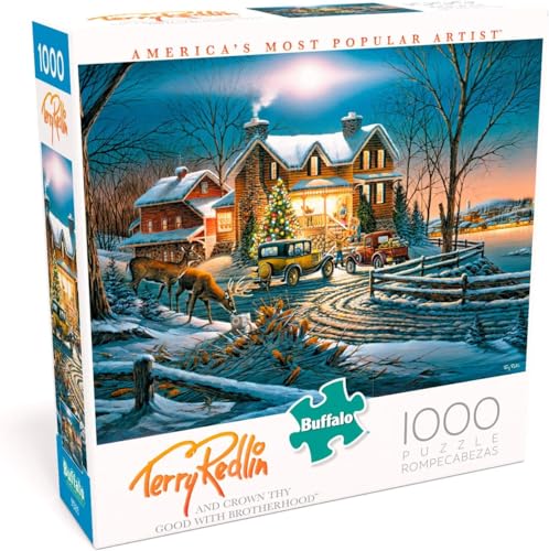 Buffalo Games - Terry Redlin - and Crown Thy Good with Brotherhood - 1000 Piece Jigsaw Puzzle