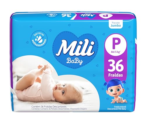 Mili Fralda Baby Jumbo P - 36 Unidades