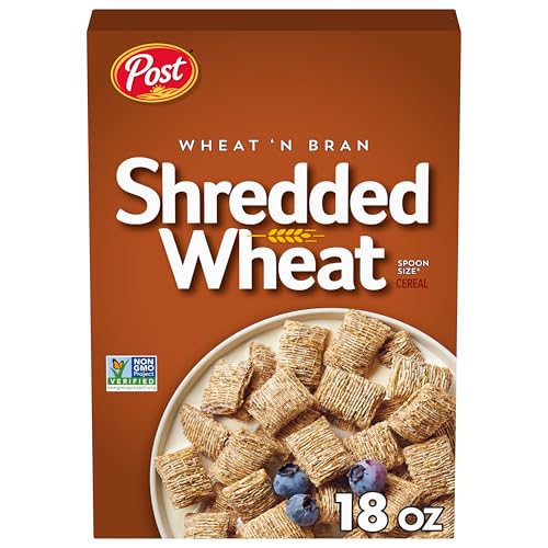 Post, Shredded Wheat, Wheat & Bran Cereal, 18 oz