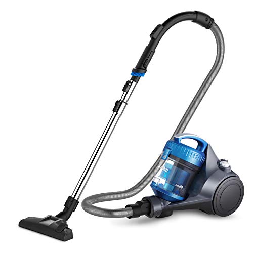 Eureka WhirlWind Bagless Canister 2.5L Vacuum Cleaner, Lightweight Vac for Carpets and Hard Floors, NEN110A, Blue
