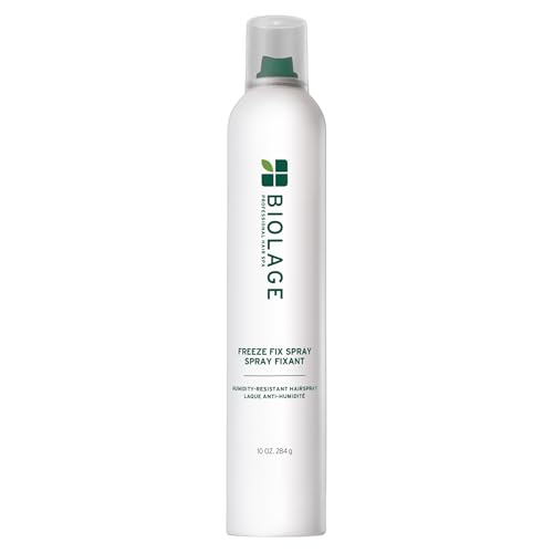 Biolage-Freeze Fix - Humidity-Resistant Fast-Drying Anti-Frizz Hairspray, Long-Lasting Strong Hold, For All Hair Types, Vegan & Paraben-Free