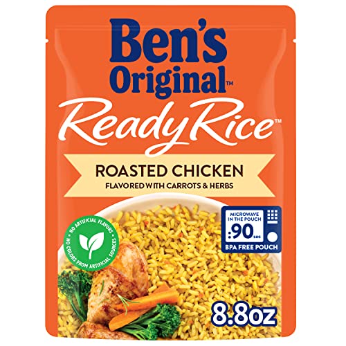 Bens Original Ready Rice Roasted Chicken Flavored Rice Easy Dinner