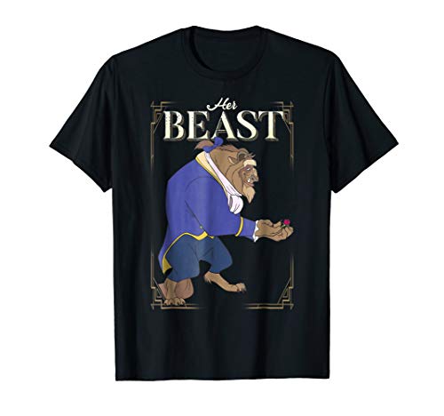 Disney Beauty and the Beast Her Beast Framed Portrait T-Shirt