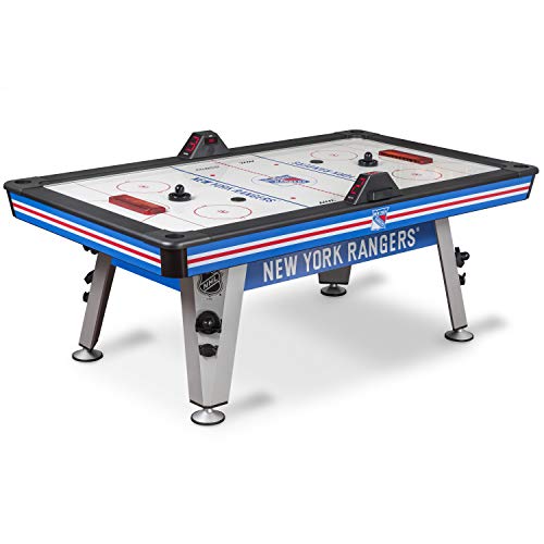 NHL 84" Air Hockey Tables - New York Rangers, Boston Bruins, Detroit Red Wings - Wrap-Around Goal; LED Scoring; 4 P