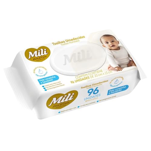 Mili Toalhinha Umedec. Mili Love&Care - 100 Unidades