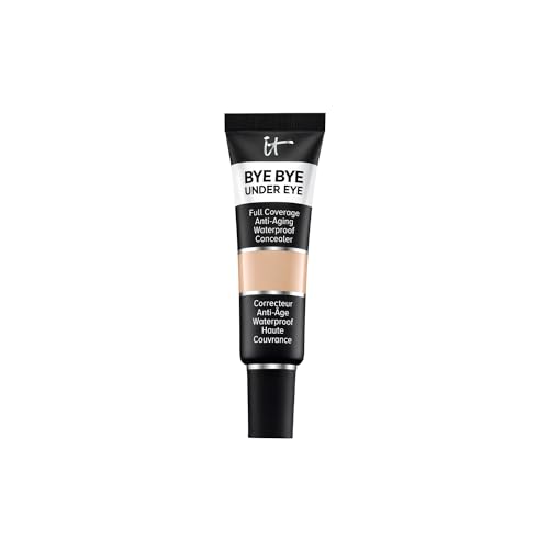 IT Cosmetics Bye Bye Under Eye Concealer (Light Natural) - Water-Resistant, Full Coverage Brightening Concealer For Dark Circles, Fine Lines, Redness & Discoloration, Anti-Aging, 24H Wear - 0.4 fl oz
