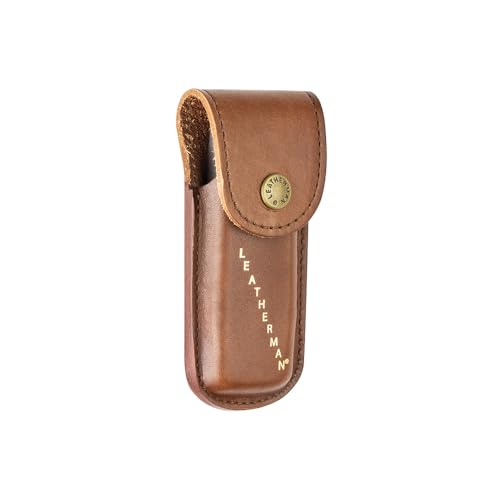 LEATHERMAN, Heritage Leather Snap Sheath for Multi-Tools, Brown, Medium