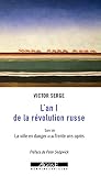 Lan I De La Rvolution Russe Suivi De La Ville En Danger Et De Trente Ans Aprs Prface De Peter Sedgwick Memoires Sociales