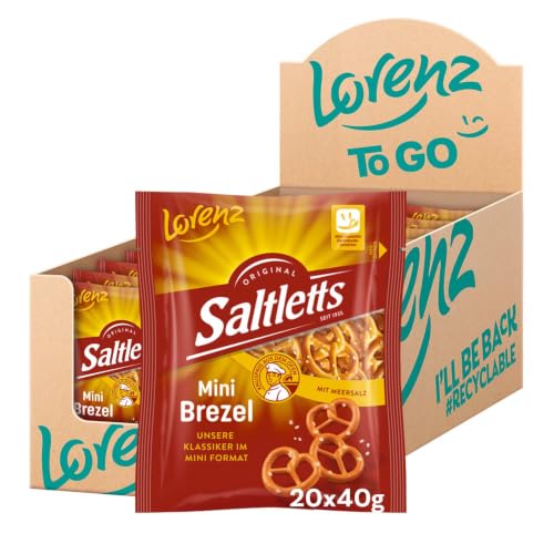 (-23%) LORENZ | Saltletts Mini Brezel | 20 x 40 g | vegan