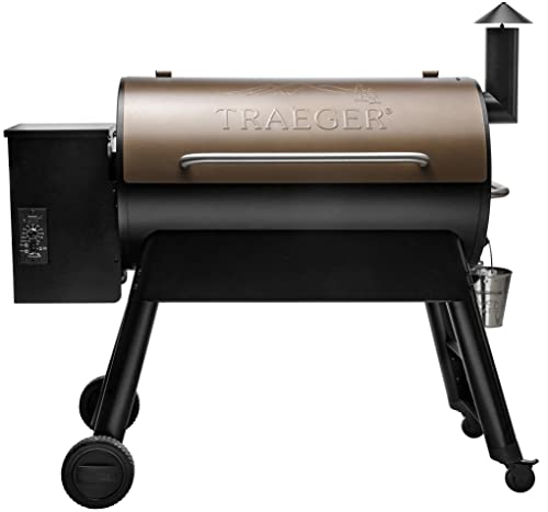 Traeger Pro 34 Wood Pellet Grill and Smoker 884 Sq In Bronze