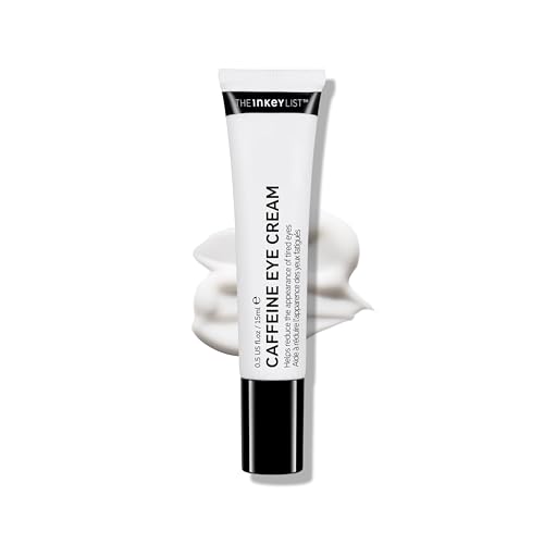 The INKEY List Caffeine Eye Cream, Reduce Eye Puffiness and Dark Circle, Blur Fine Lines, 0.5 fl oz
