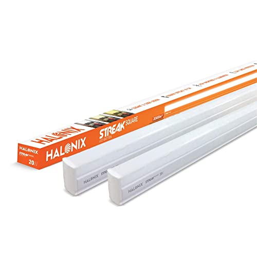 Halonix 20W LED Batten / Led Tubelight | 4-ft Tubelight for Living Room & Bedroom | Cool day light | Pack 2