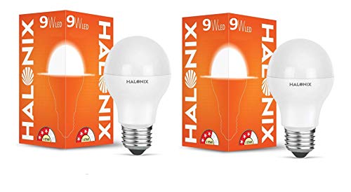 Astron Plus Base E27 9-Watt LED Bulb (Pack of 2, Cool White)