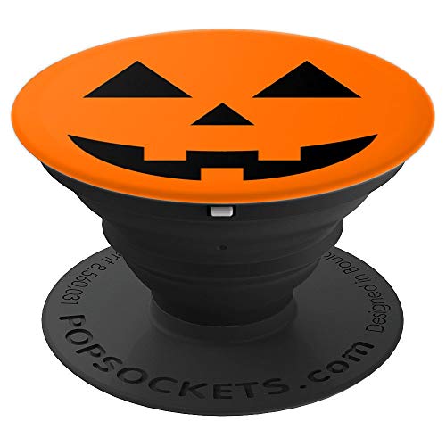 Spooky Jack-O-Lantern Halloween Pumpkin PopSockets PopGrip: Swappable Grip for Phones & Tablets