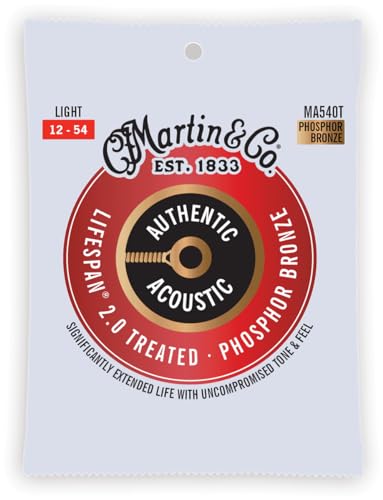 Martin Authentic Acoustic Guitar Strings - Lifespan 2.0 Treated