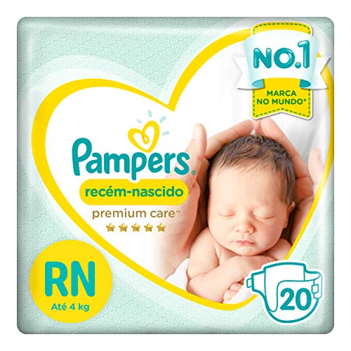 Fralda Pampers Premium Care Recém-Nascido RN 20 Unidades