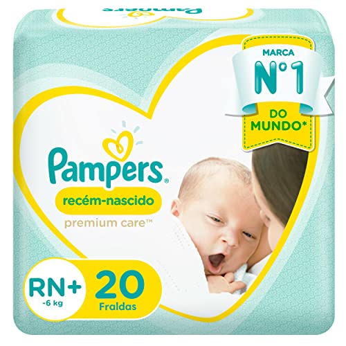 Fralda Pampers Recém-Nascido Tamanho RN+ 20 Unidades