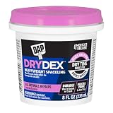 DAP DryDex spackling with dry time indicator, pink goes on and dries white