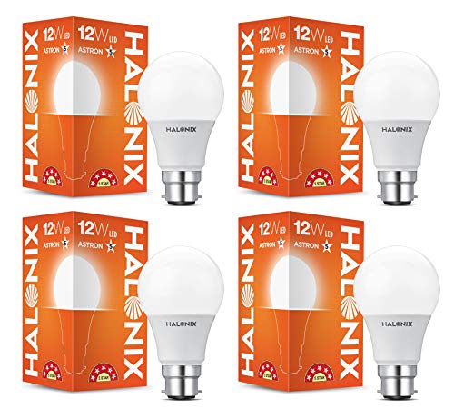 Astron Star Base B22 12-Watt LED Bulb (Pack of 4, Cool White)