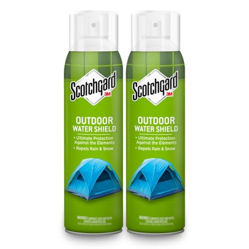Scotchgard Heavy Duty Water Shield, Repels Water, Ideal For Outerwear, Tents, Backpacks, Canvas, Polyester And Nylon, 21 Ounces (2 Cans)