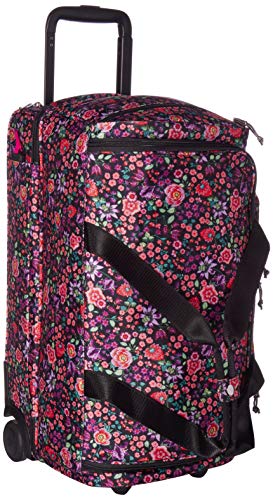 vera bradley lighten up foldable rolling duffel