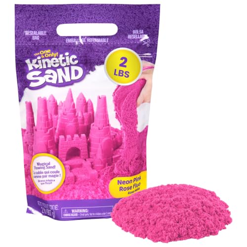 Kinetic Sand 2lb Pink, Moldable Play