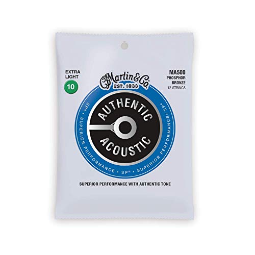 Martin Phosphor Bronze Acoustic Guitar Strings Light & Lively Tone Affordable strings that are
