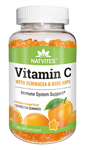 Vitamin C and Zinc Gummies with Echinacea and Rose Hips 120 Count