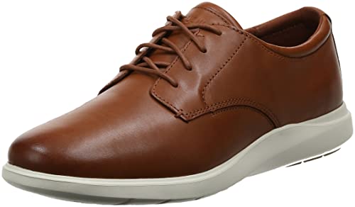 Cole Haan Sapato Oxford masculino Grand Plus Essex, Bronze britânico/marfim, 8