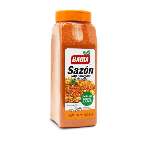 Badia Sazon with Coriander and Annatto, 32 oz - Latin Flavor Spice Blend for Cooking, Rice, Meats & Stews